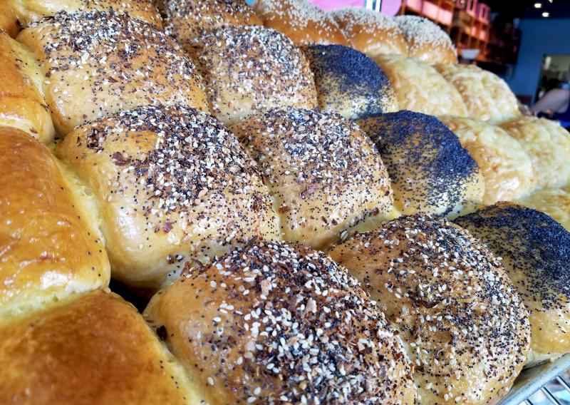 Pam Minhas' sandwich rolls are among the best at the beach. Rehoboth Foodie pick hit is the asiago cheese version. Use them for your next burgers! BOB YESBEK PHOTOS